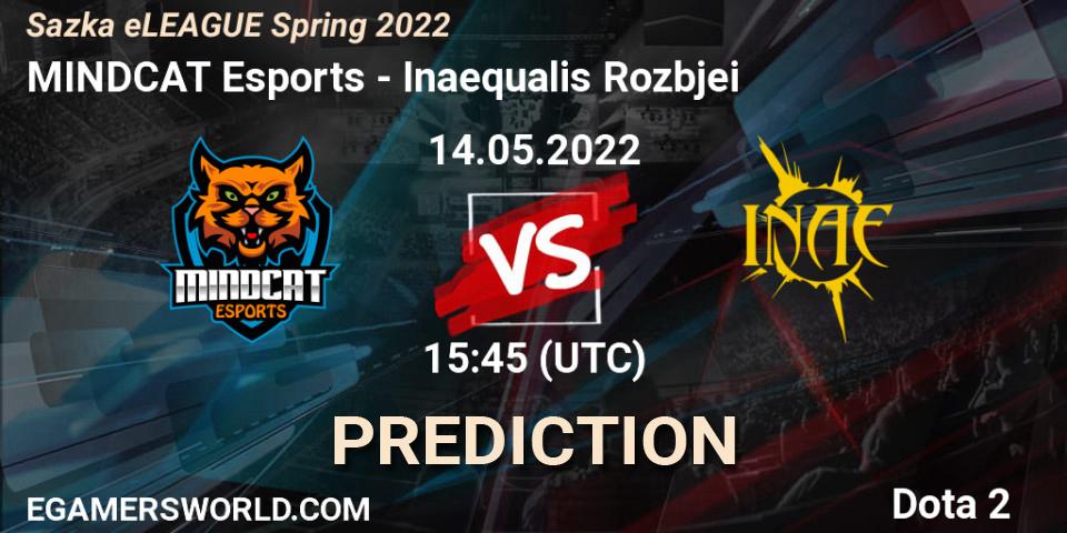 Pronóstico MINDCAT Esports - Inaequalis Rozbíječi. 14.05.2022 at 15:43, Dota 2, Sazka eLEAGUE Spring 2022