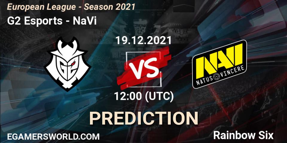 Pronóstico G2 Esports - NaVi. 19.12.2021 at 12:00, Rainbow Six, European League - Season 2021