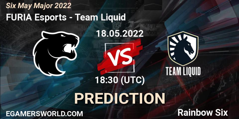 Pronóstico Team Liquid - FURIA Esports. 18.05.2022 at 18:50, Rainbow Six, Six Charlotte Major 2022