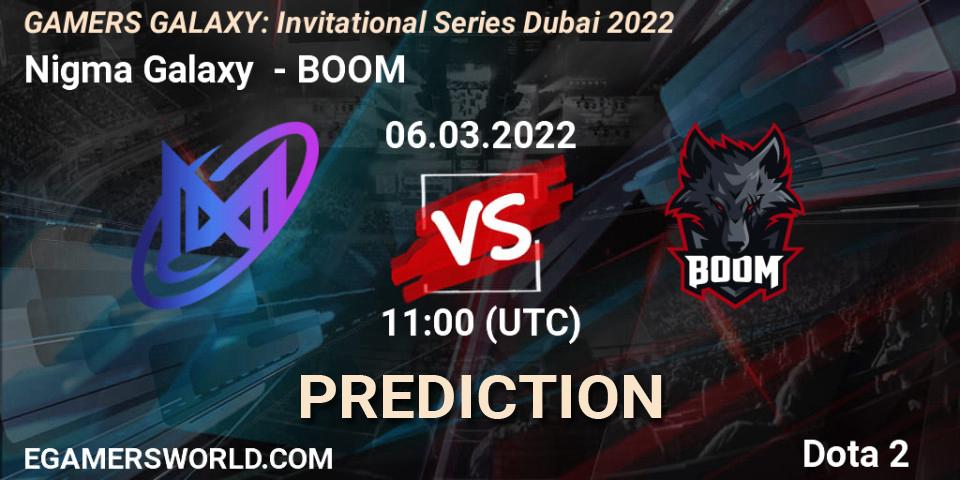 Pronóstico Nigma Galaxy - BOOM. 06.03.2022 at 10:54, Dota 2, GAMERS GALAXY: Invitational Series Dubai 2022
