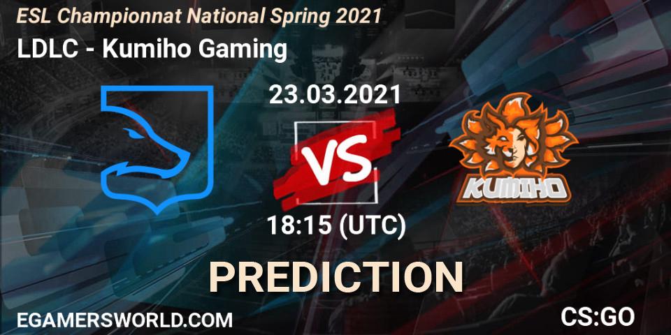 Pronóstico LDLC - Kumiho Gaming. 23.03.2021 at 18:15, Counter-Strike (CS2), ESL Championnat National Spring 2021