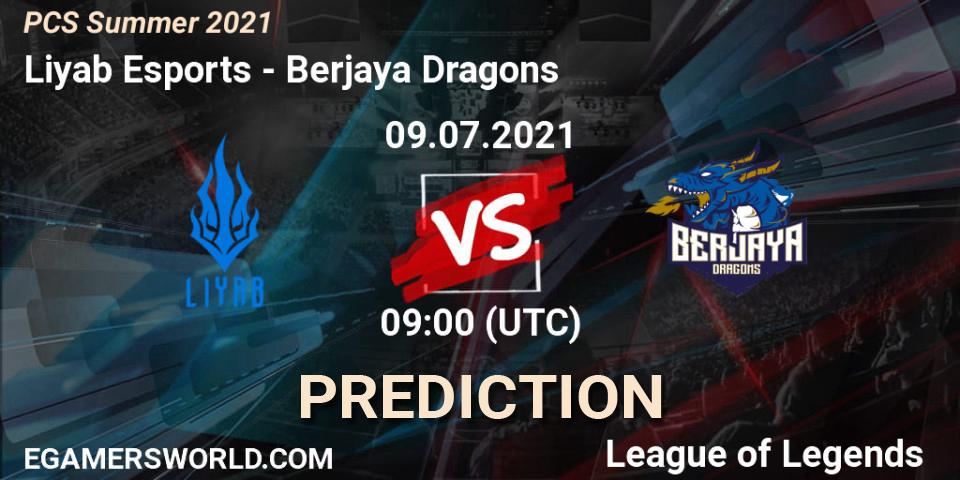 Pronóstico Liyab Esports - Berjaya Dragons. 09.07.2021 at 09:00, LoL, PCS Summer 2021