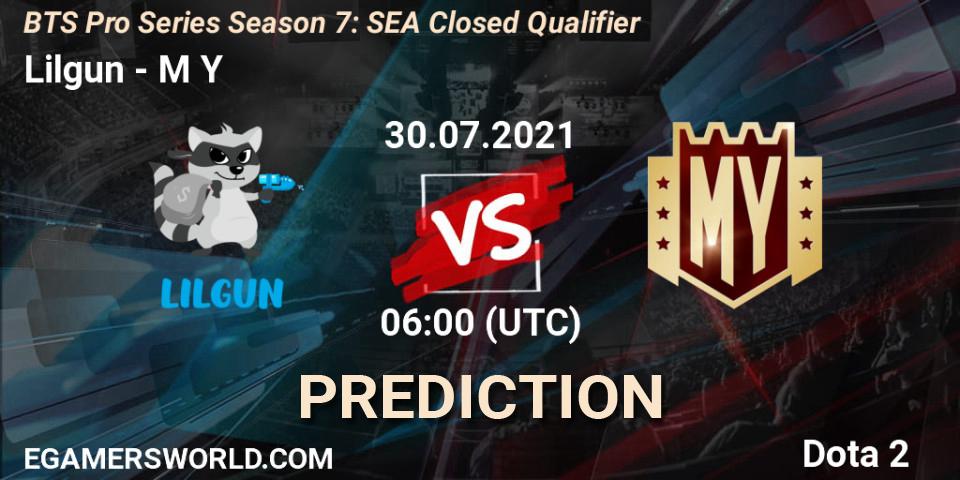 Pronóstico Lilgun - M Y. 30.07.2021 at 06:00, Dota 2, BTS Pro Series Season 7: SEA Closed Qualifier