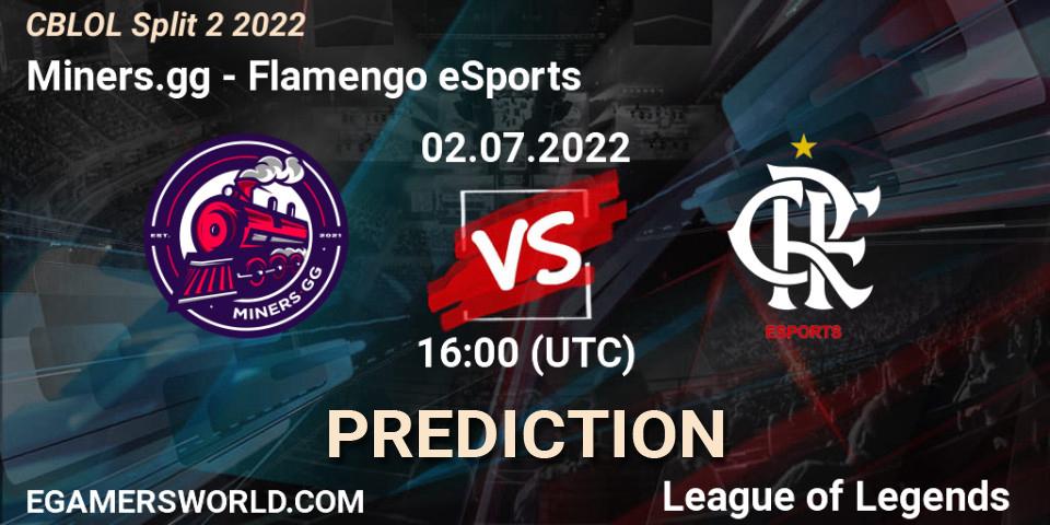 Pronóstico Miners.gg - Flamengo eSports. 02.07.2022 at 16:00, LoL, CBLOL Split 2 2022