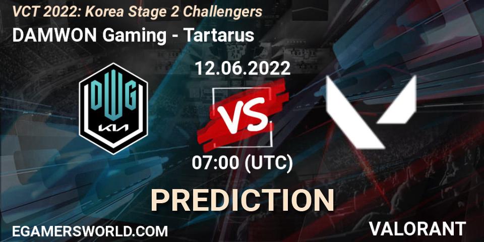 Pronóstico DAMWON Gaming - Tartarus. 12.06.2022 at 07:00, VALORANT, VCT 2022: Korea Stage 2 Challengers