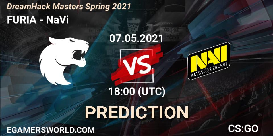 Pronóstico FURIA - NaVi. 07.05.2021 at 18:30, Counter-Strike (CS2), DreamHack Masters Spring 2021