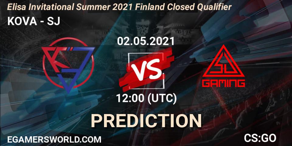 Pronóstico KOVA - SJ. 02.05.2021 at 12:00, Counter-Strike (CS2), Elisa Invitational Summer 2021 Finland Closed Qualifier