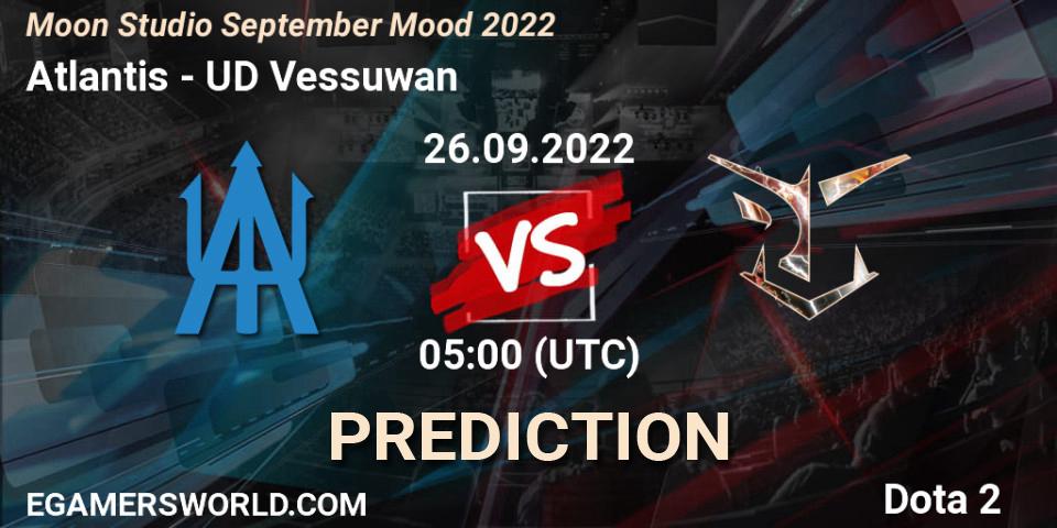 Pronóstico Atlantis - UD Vessuwan. 26.09.2022 at 05:00, Dota 2, Moon Studio September Mood 2022