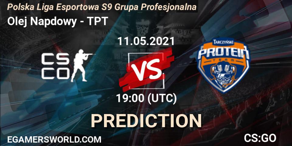 Pronóstico Olej Napędowy - TPT. 11.05.2021 at 19:00, Counter-Strike (CS2), Polska Liga Esportowa S9 Grupa Profesjonalna
