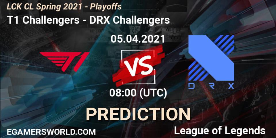 Pronóstico T1 Challengers - DRX Challengers. 05.04.2021 at 08:00, LoL, LCK CL Spring 2021 - Playoffs