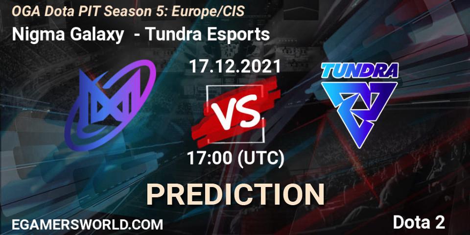 Pronóstico Nigma Galaxy - Tundra Esports. 17.12.2021 at 17:01, Dota 2, OGA Dota PIT Season 5: Europe/CIS