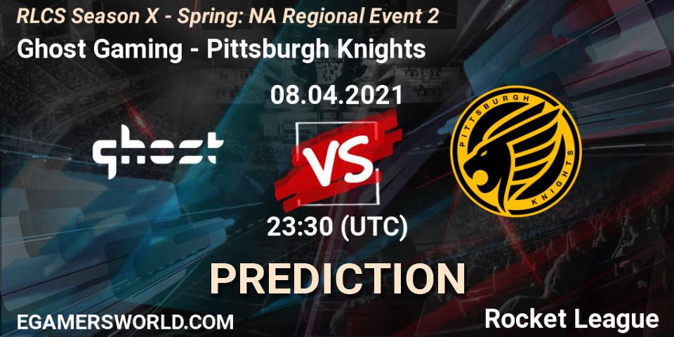 Pronóstico Ghost Gaming - Pittsburgh Knights. 08.04.2021 at 23:30, Rocket League, RLCS Season X - Spring: NA Regional Event 2