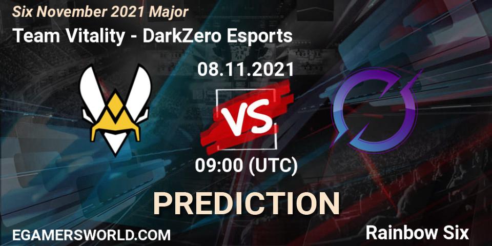 Pronóstico Team Vitality - DarkZero Esports. 09.11.21, Rainbow Six, Six Sweden Major 2021