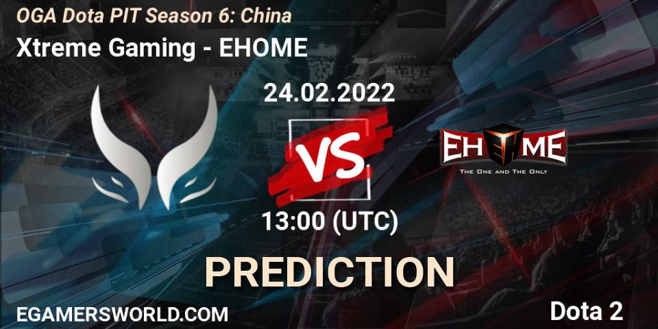 Pronóstico Xtreme Gaming - EHOME. 24.02.2022 at 12:11, Dota 2, OGA Dota PIT Season 6: China