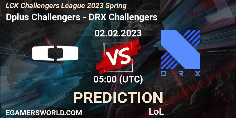 Pronóstico Dplus Challengers - DRX Challengers. 02.02.23, LoL, LCK Challengers League 2023 Spring