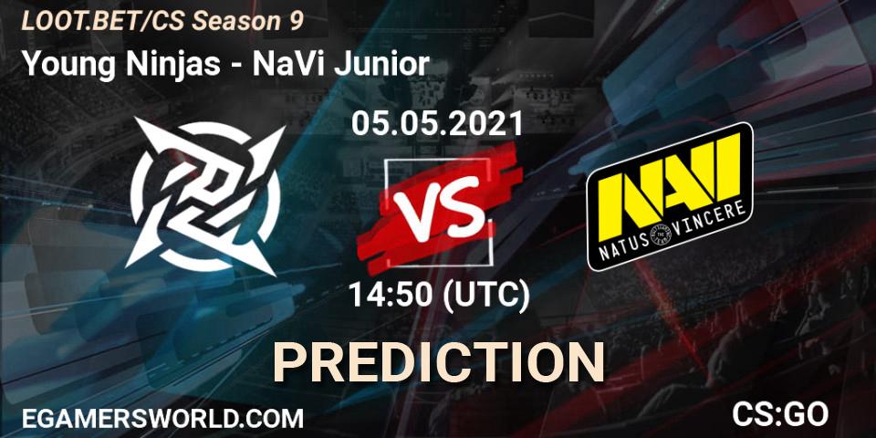 Pronóstico Young Ninjas - NaVi Junior. 05.05.2021 at 14:50, Counter-Strike (CS2), LOOT.BET/CS Season 9