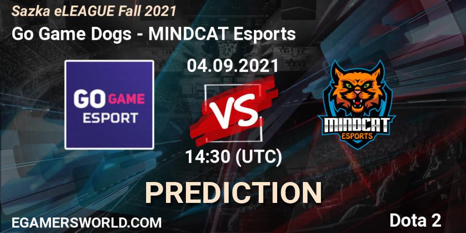 Pronóstico Go Game Dogs - MINDCAT Esports. 04.09.2021 at 14:45, Dota 2, Sazka eLEAGUE Fall 2021