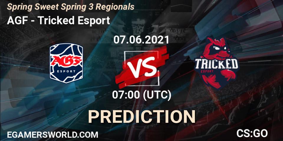 Pronóstico AGF - Tricked Esport. 07.06.2021 at 07:00, Counter-Strike (CS2), Spring Sweet Spring 3 Regionals