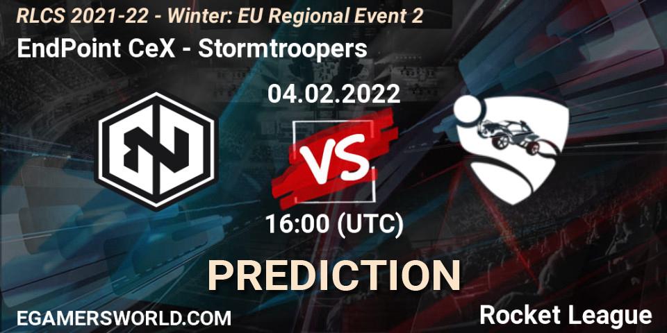 Pronóstico EndPoint CeX - Stormtroopers. 04.02.2022 at 16:00, Rocket League, RLCS 2021-22 - Winter: EU Regional Event 2