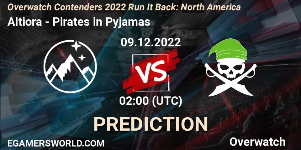 Pronóstico Altiora - Pirates in Pyjamas. 09.12.2022 at 02:00, Overwatch, Overwatch Contenders 2022 Run It Back: North America
