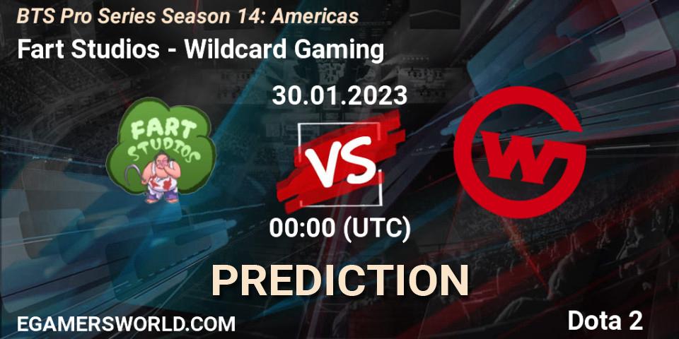 Pronóstico Fart Studios - Wildcard Gaming. 30.01.23, Dota 2, BTS Pro Series Season 14: Americas