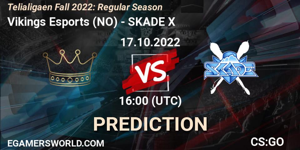 Pronóstico Vikings Esports - SKADE X. 17.10.2022 at 16:00, Counter-Strike (CS2), Telialigaen Fall 2022: Regular Season