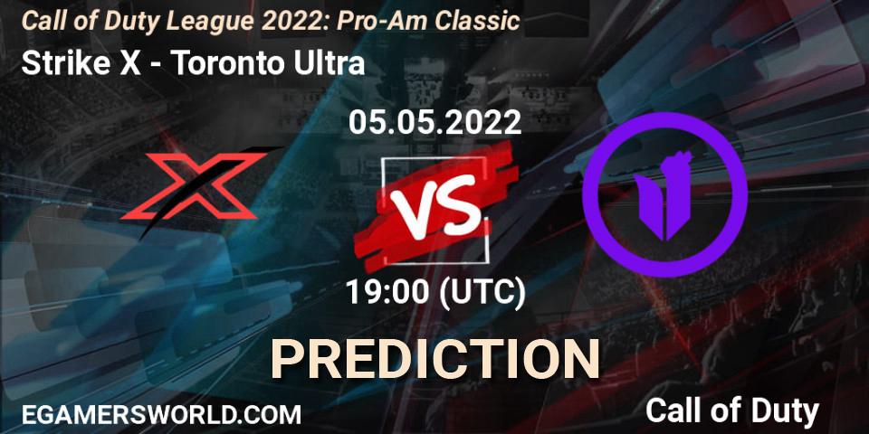 Pronóstico Strike X - Toronto Ultra. 05.05.22, Call of Duty, Call of Duty League 2022: Pro-Am Classic