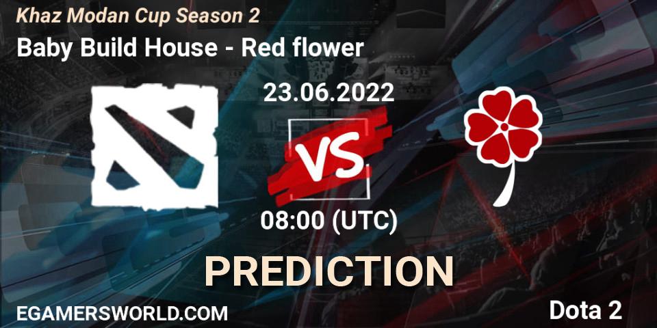 Pronóstico Baby Build House - Red flower. 23.06.2022 at 08:25, Dota 2, Khaz Modan Cup Season 2