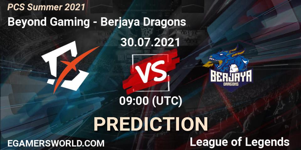 Pronóstico Beyond Gaming - Berjaya Dragons. 30.07.2021 at 09:10, LoL, PCS Summer 2021