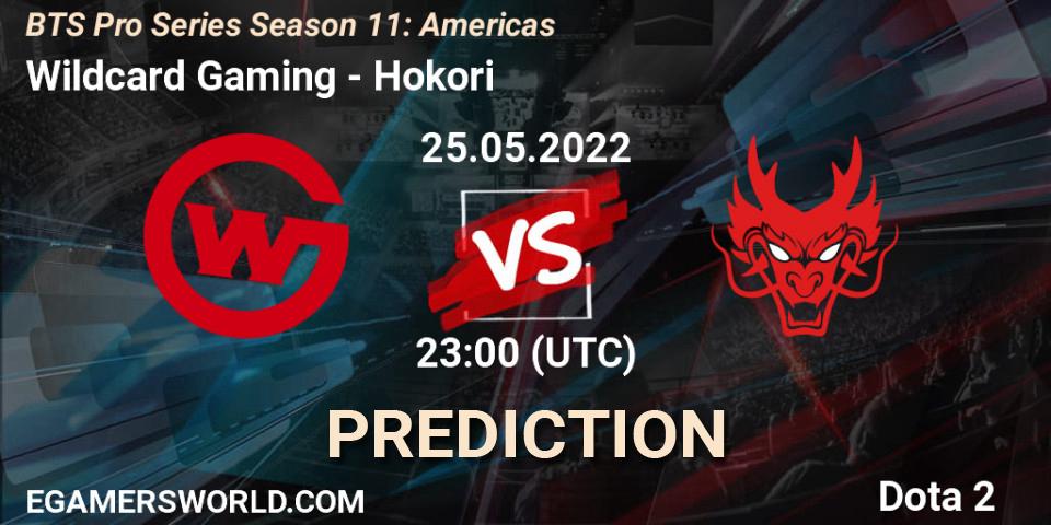 Pronóstico Wildcard Gaming - Hokori. 25.05.22, Dota 2, BTS Pro Series Season 11: Americas