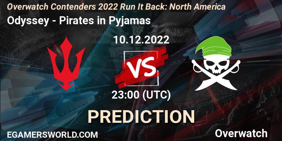 Pronóstico Odyssey - Pirates in Pyjamas. 10.12.2022 at 23:00, Overwatch, Overwatch Contenders 2022 Run It Back: North America