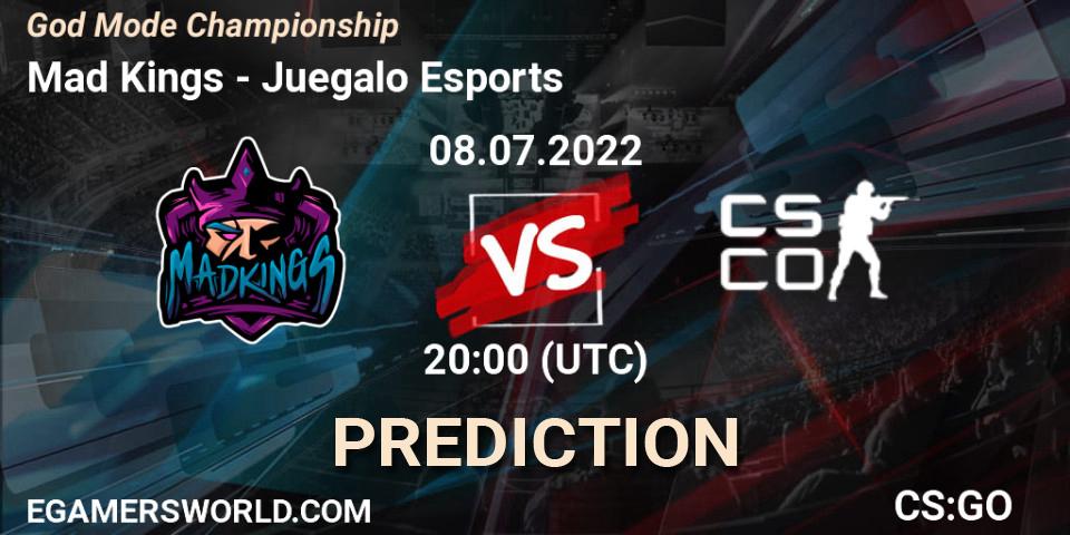 Pronóstico Mad Kings - Juegalo Esports. 08.07.2022 at 20:00, Counter-Strike (CS2), God Mode Championship