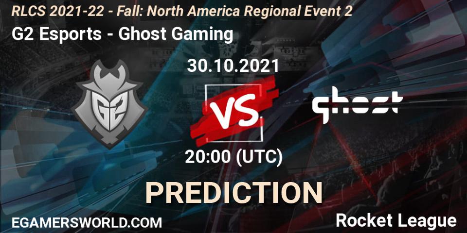 Pronóstico G2 Esports - Ghost Gaming. 30.10.2021 at 20:00, Rocket League, RLCS 2021-22 - Fall: North America Regional Event 2
