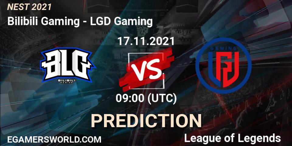 Pronóstico LGD Gaming - Bilibili Gaming. 17.11.2021 at 07:00, LoL, NEST 2021