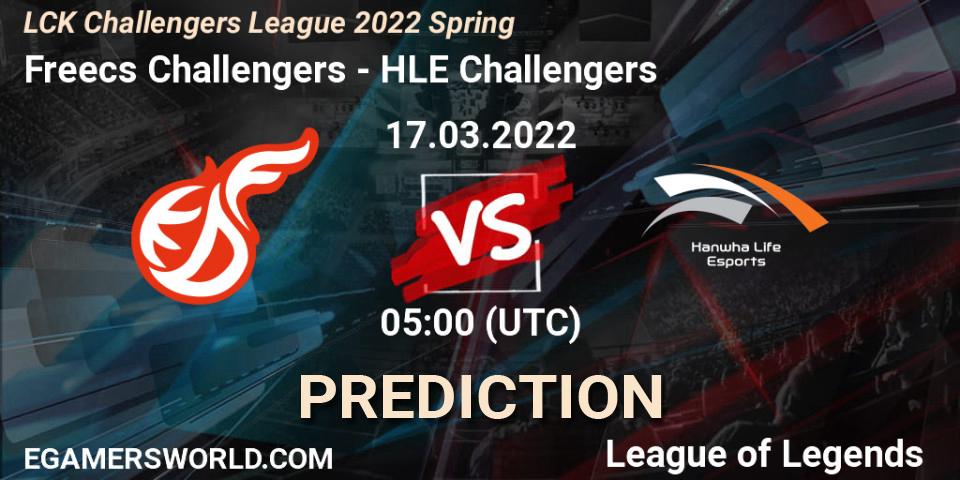 Pronóstico Freecs Challengers - HLE Challengers. 17.03.2022 at 05:00, LoL, LCK Challengers League 2022 Spring