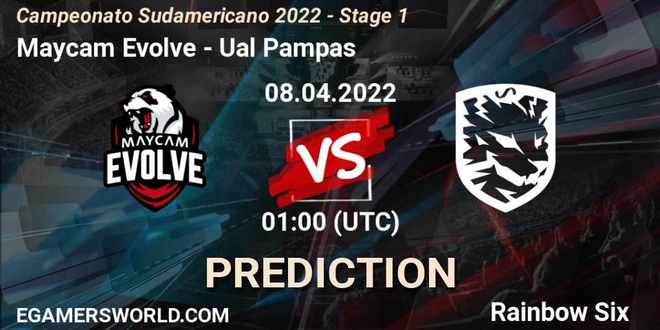 Pronóstico Maycam Evolve - Ualá Pampas. 08.04.2022 at 00:20, Rainbow Six, Campeonato Sudamericano 2022 - Stage 1