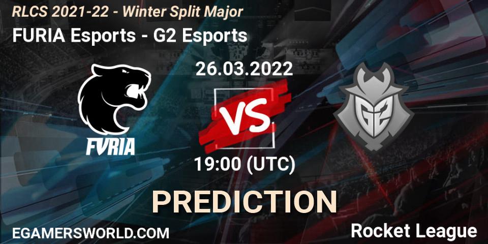 Pronóstico FURIA Esports - G2 Esports. 26.03.22, Rocket League, RLCS 2021-22 - Winter Split Major