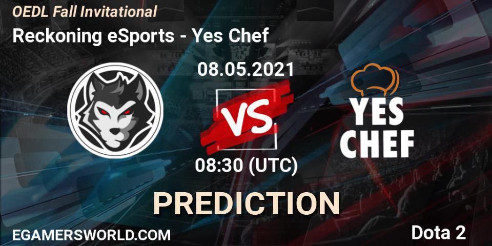 Pronóstico Reckoning eSports - Yes Chef. 08.05.21, Dota 2, OEDL Fall Invitational