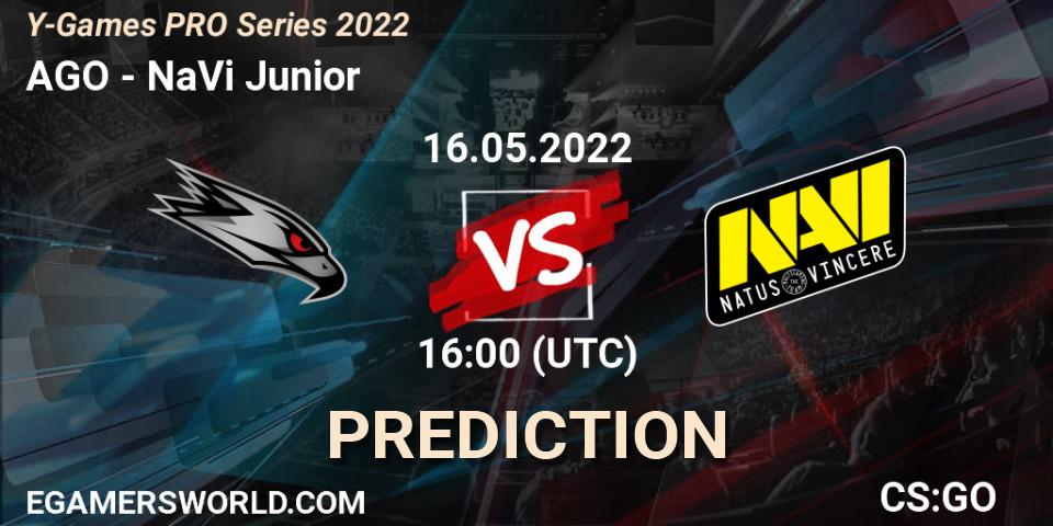 Pronóstico AGO - NaVi Junior. 16.05.2022 at 16:00, Counter-Strike (CS2), Y-Games PRO Series 2022