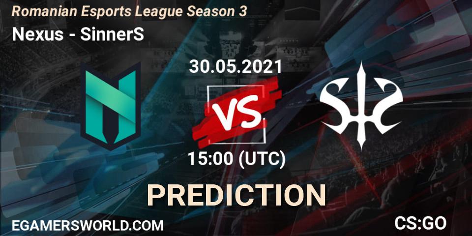 Pronóstico Nexus - SinnerS. 30.05.21, CS2 (CS:GO), Romanian Esports League Season 3