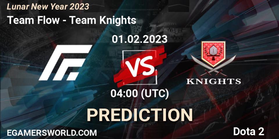 Pronóstico Team Flow - Team Knights. 01.02.23, Dota 2, Lunar New Year 2023