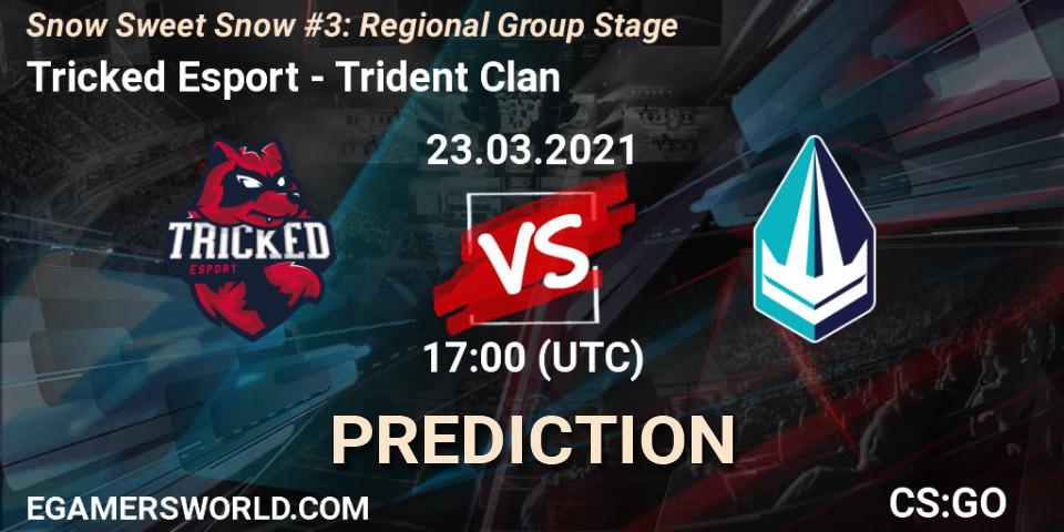Pronóstico Tricked Esport - Trident Clan. 23.03.2021 at 17:00, Counter-Strike (CS2), Snow Sweet Snow #3: Regional Group Stage