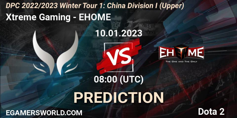 Pronóstico Xtreme Gaming - EHOME. 10.01.2023 at 07:55, Dota 2, DPC 2022/2023 Winter Tour 1: CN Division I (Upper)