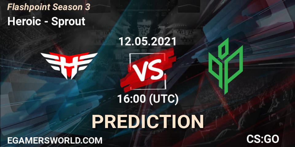 Pronóstico Heroic - Sprout. 12.05.2021 at 16:05, Counter-Strike (CS2), Flashpoint Season 3