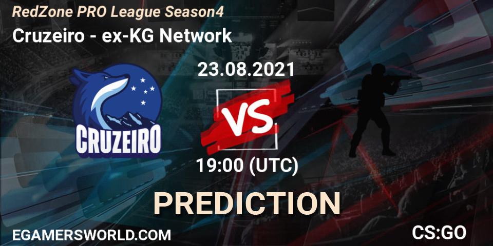 Pronóstico Cruzeiro - ex-KG Network. 23.08.2021 at 19:00, Counter-Strike (CS2), RedZone PRO League Season 4