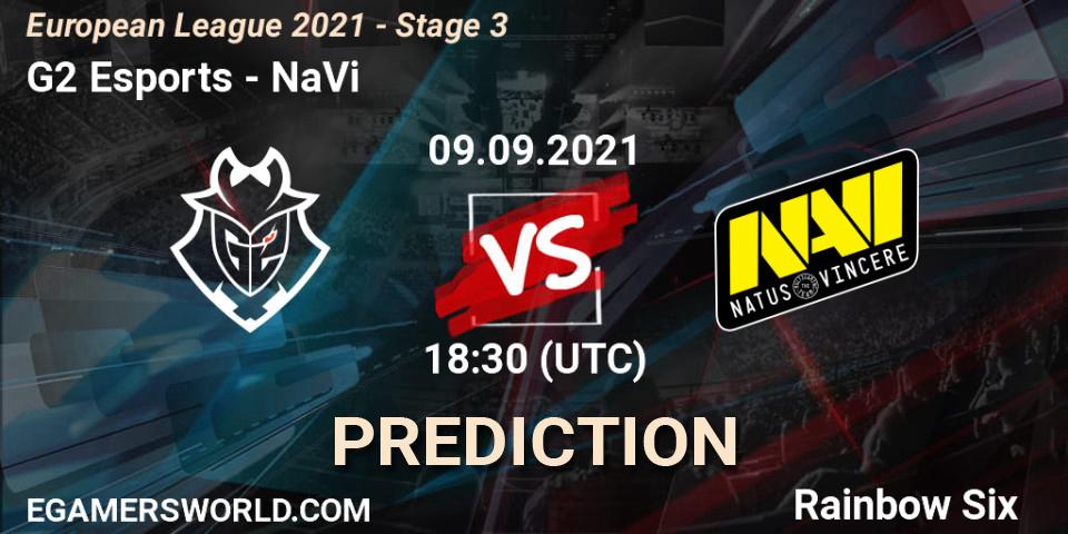 Pronóstico G2 Esports - NaVi. 09.09.2021 at 18:30, Rainbow Six, European League 2021 - Stage 3