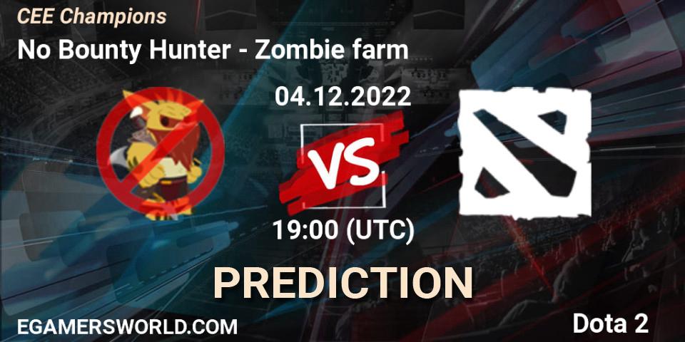 Pronóstico No Bounty Hunter - Zombie farm. 04.12.22, Dota 2, CEE Champions