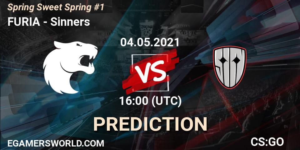 Pronóstico FURIA - Sinners. 04.05.2021 at 16:00, Counter-Strike (CS2), Spring Sweet Spring #1