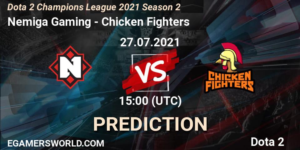 Pronóstico Nemiga Gaming - Chicken Fighters. 27.07.2021 at 15:00, Dota 2, Dota 2 Champions League 2021 Season 2