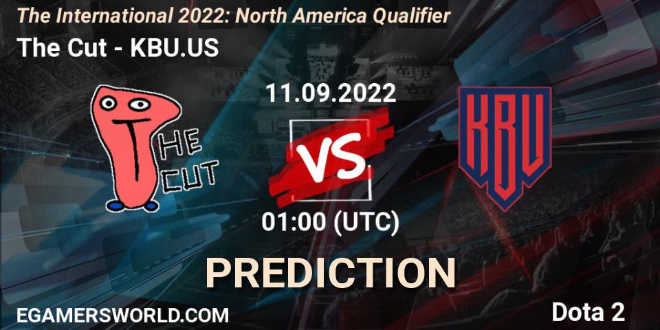 Pronóstico The Cut - KBU.US. 11.09.2022 at 01:20, Dota 2, The International 2022: North America Qualifier